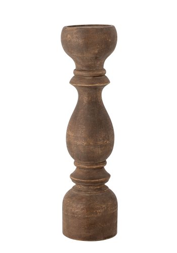 CREATIVE COLLECTION Regine Piedestal Lysestage, Brun, Mango