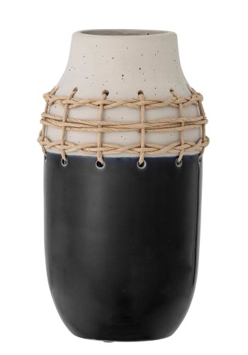 BLOOMINGVILLE Janie Vase, Sort, Keramik