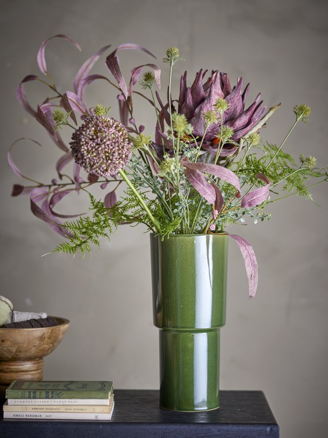 BLOOMINGVILLE Marji Vase, Grn, Stentj