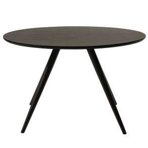 DAN-FORM ECLIPSE Spisebord Bordplade af sortbejdset ask, rund