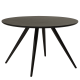 DAN-FORM ECLIPSE Spisebord Bordplade af sortbejdset ask, rund