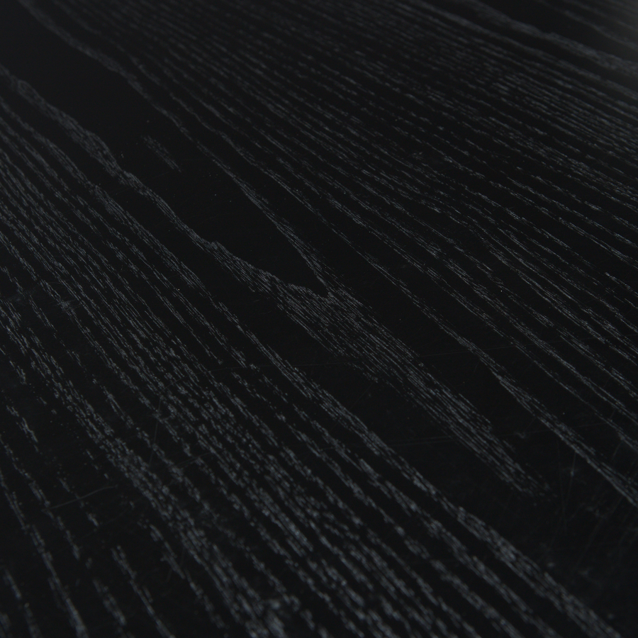 DAN-FORM ECLIPSE Spisebord Bordplade af sortbejdset ask, rund