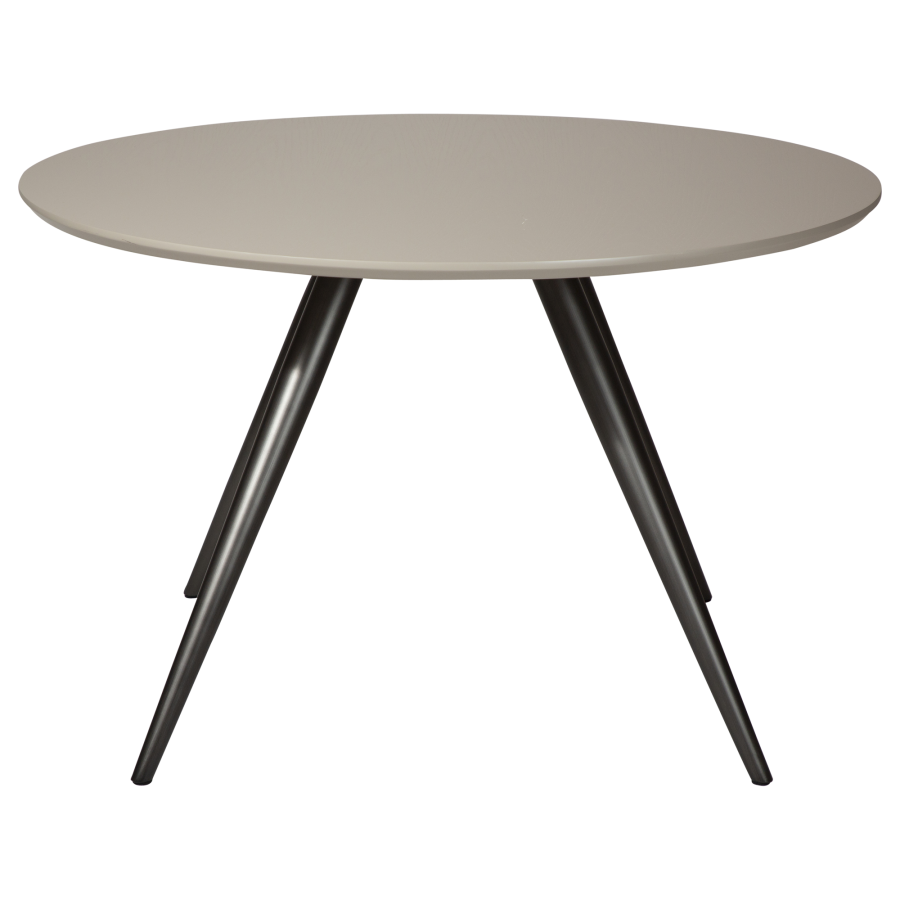 DAN-FORM ECLIPSE Spisebord Antikke ben i tin, til rund bordplade