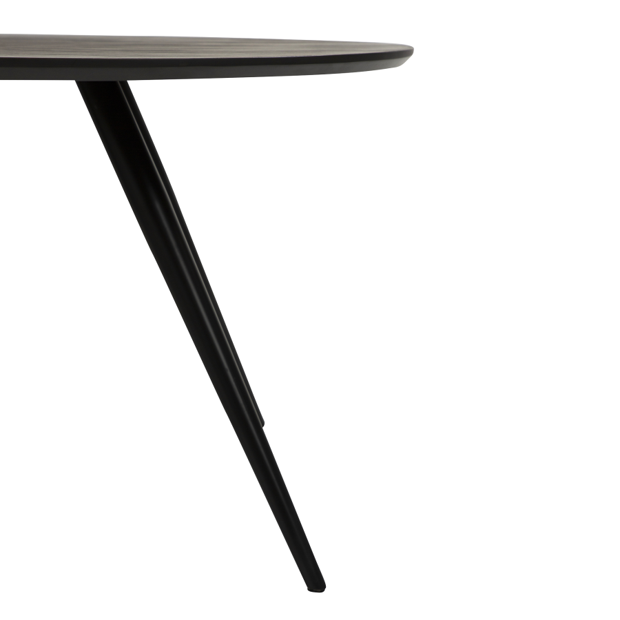 DAN-FORM ECLIPSE Spisebord Bordplade af grbejdset ask, rund