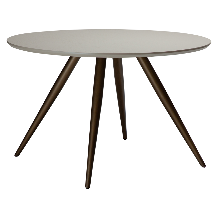 DAN-FORM ECLIPSE Spisebord Antikke messingben, til rund bordplade