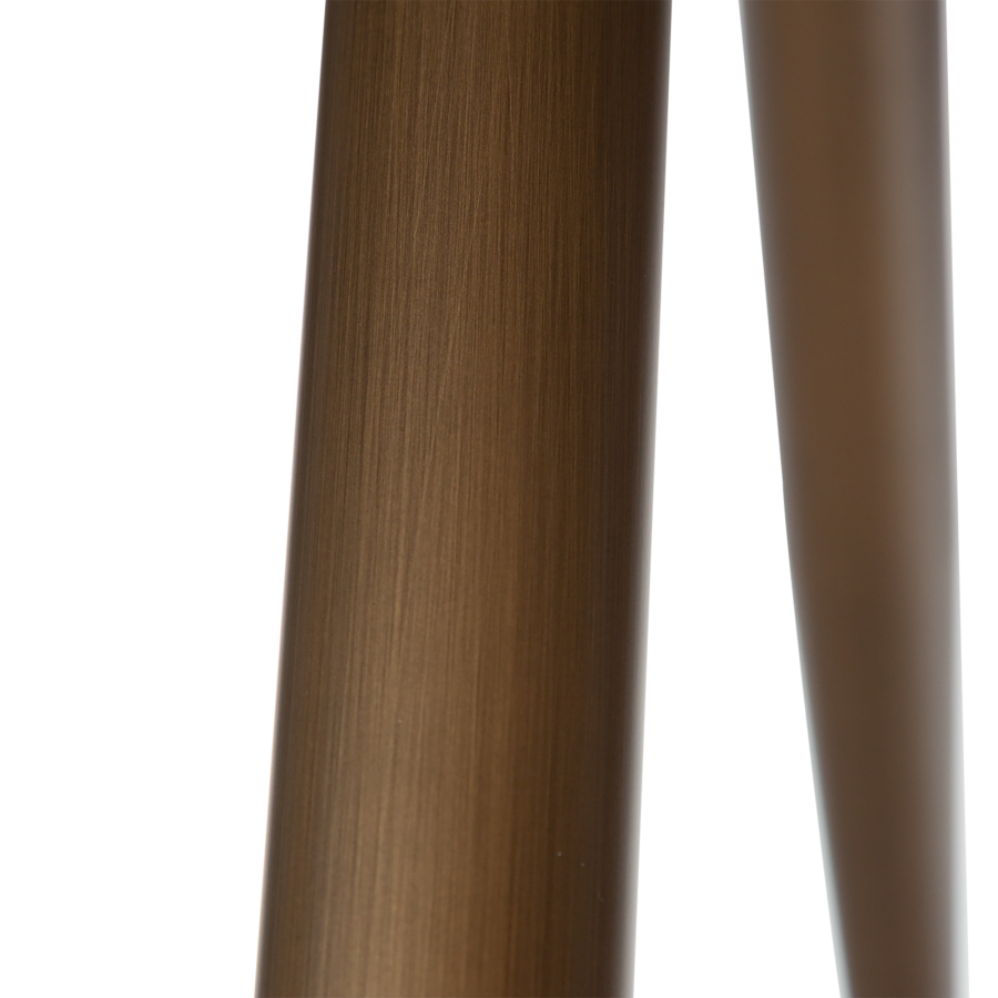 DAN-FORM ECLIPSE Spisebord Antikke messingben, til rund bordplade