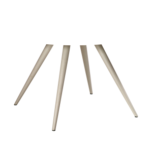 DAN-FORM ECLIPSE Spisebord Cashmere metalben, til rundt bord