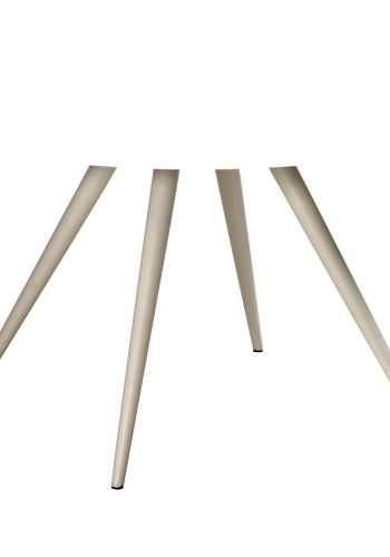 DAN-FORM ECLIPSE Spisebord Cashmere metalben, til rundt bord