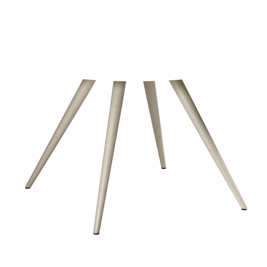 DAN-FORM ECLIPSE Spisebord Cashmere metalben, til rundt bord