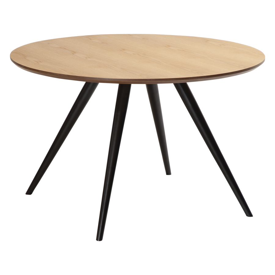 DAN-FORM ECLIPSE Spisebord Bordplade af egefiner, rund