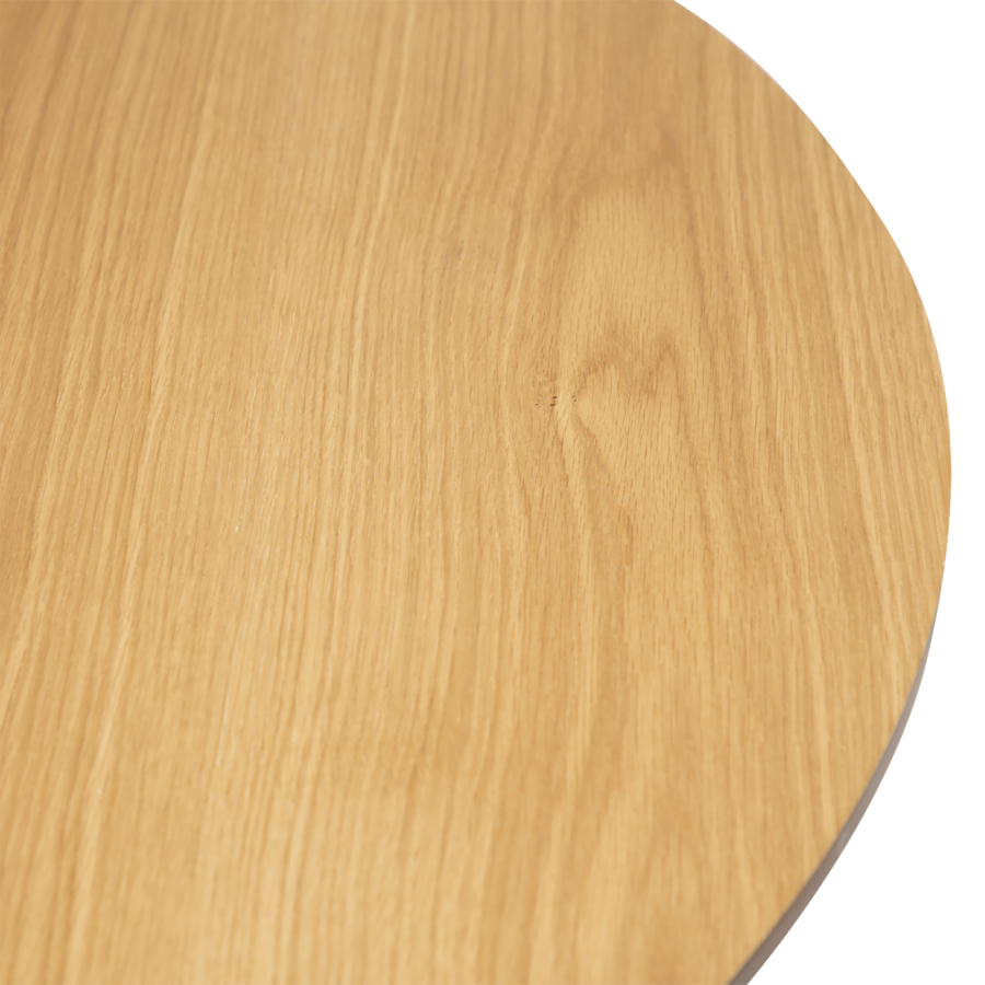 DAN-FORM ECLIPSE Spisebord Bordplade af egefiner, rund