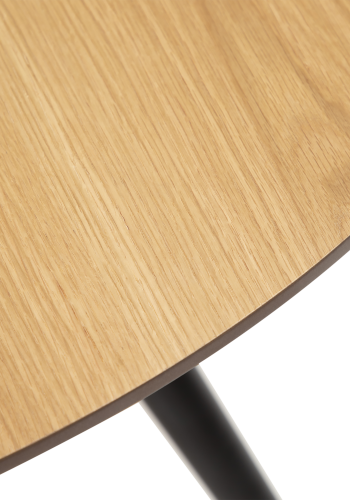 DAN-FORM ECLIPSE Spisebord Bordplade af egefiner, rund