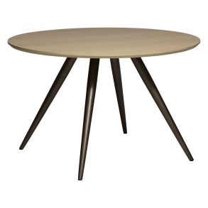 DAN-FORM ECLIPSE Spisebord Bordplade af hvidkalket egefiner, rund