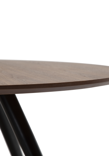 DAN-FORM ECLIPSE Spisebord Bordplade af valndfiner, rund