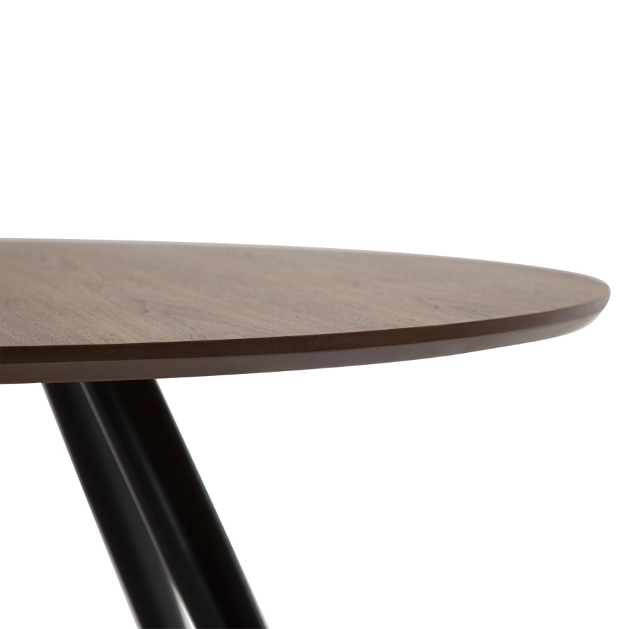 DAN-FORM ECLIPSE Spisebord Bordplade af valndfiner, rund