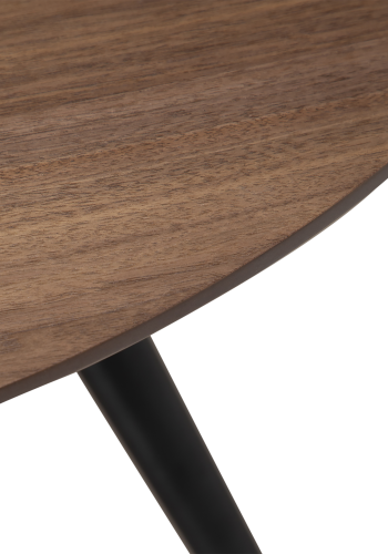 DAN-FORM ECLIPSE Spisebord Bordplade af valndfiner, rund