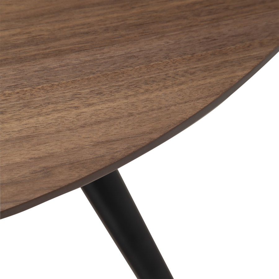 DAN-FORM ECLIPSE Spisebord Bordplade af valndfiner, rund