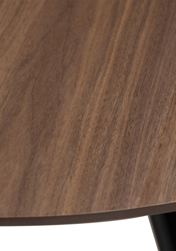 DAN-FORM ECLIPSE Spisebord Bordplade af valndfiner, rund