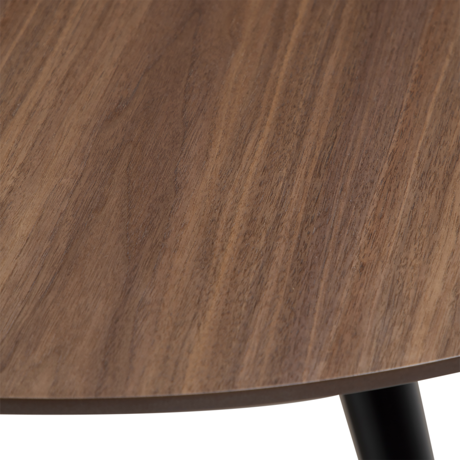 DAN-FORM ECLIPSE Spisebord Bordplade af valndfiner, rund