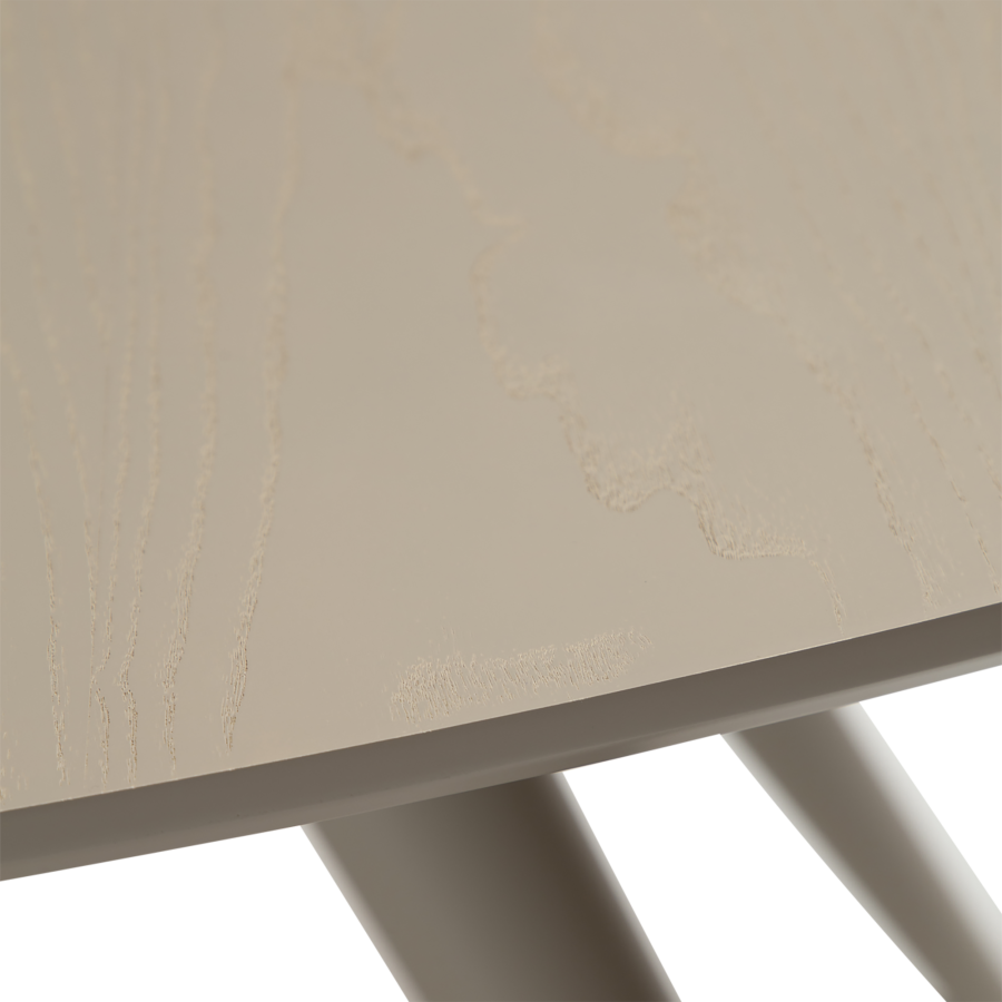 DAN-FORM ECLIPSE Spisebord Cashmere bejdset egefiner bordplade, oval, med udtrk