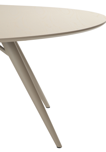 DAN-FORM ECLIPSE Spisebord Cashmere bejdset egefiner bordplade, oval, med udtrk