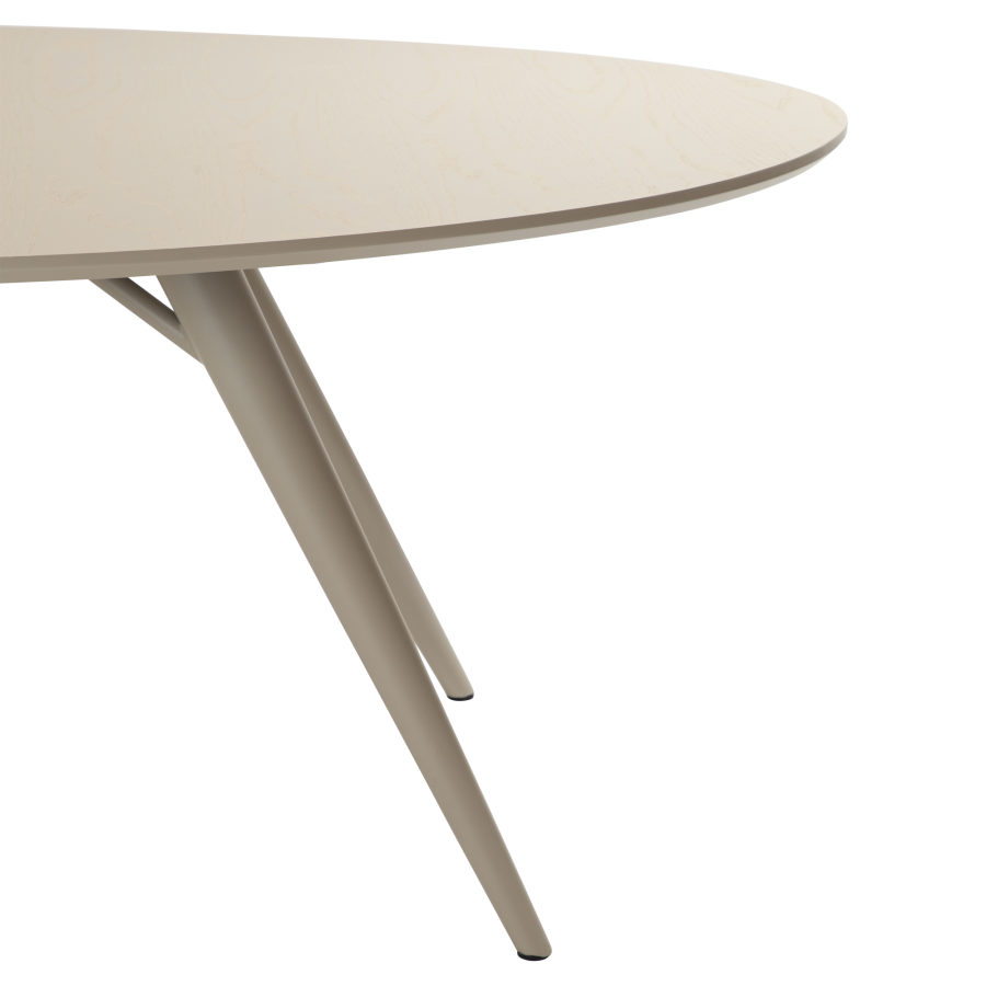 DAN-FORM ECLIPSE Spisebord Cashmere bejdset egefiner bordplade, oval, med udtrk