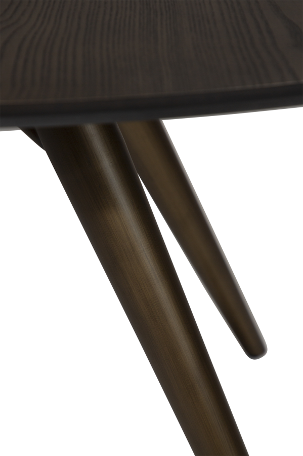 DAN-FORM ECLIPSE Spisebord Antikke messingben, til oval bordplade