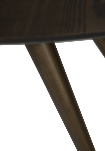 DAN-FORM ECLIPSE Spisebord Antikke messingben, til oval bordplade