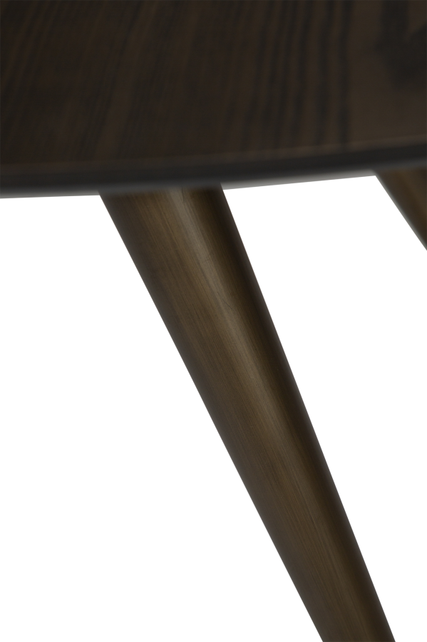 DAN-FORM ECLIPSE Spisebord Antikke messingben, til oval bordplade