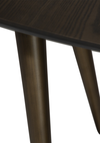 DAN-FORM ECLIPSE Spisebord Antikke messingben, til oval bordplade