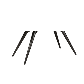 DAN-FORM ECLIPSE Spisebord Antikke ben i tin, til oval bordplade