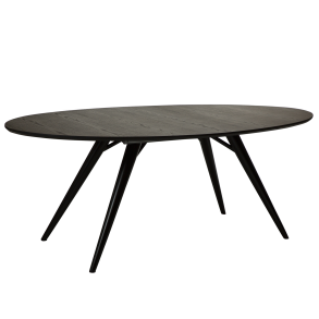 DAN-FORM ECLIPSE Spisebord Bordplade af grbejdset ask, oval, med udtrk