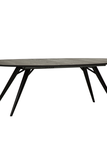 DAN-FORM ECLIPSE Spisebord Bordplade af grbejdset ask, oval, med udtrk