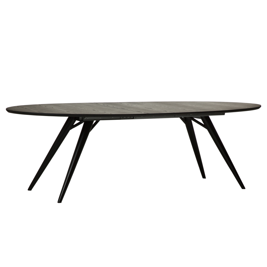 DAN-FORM ECLIPSE Spisebord Bordplade af grbejdset ask, oval, med udtrk