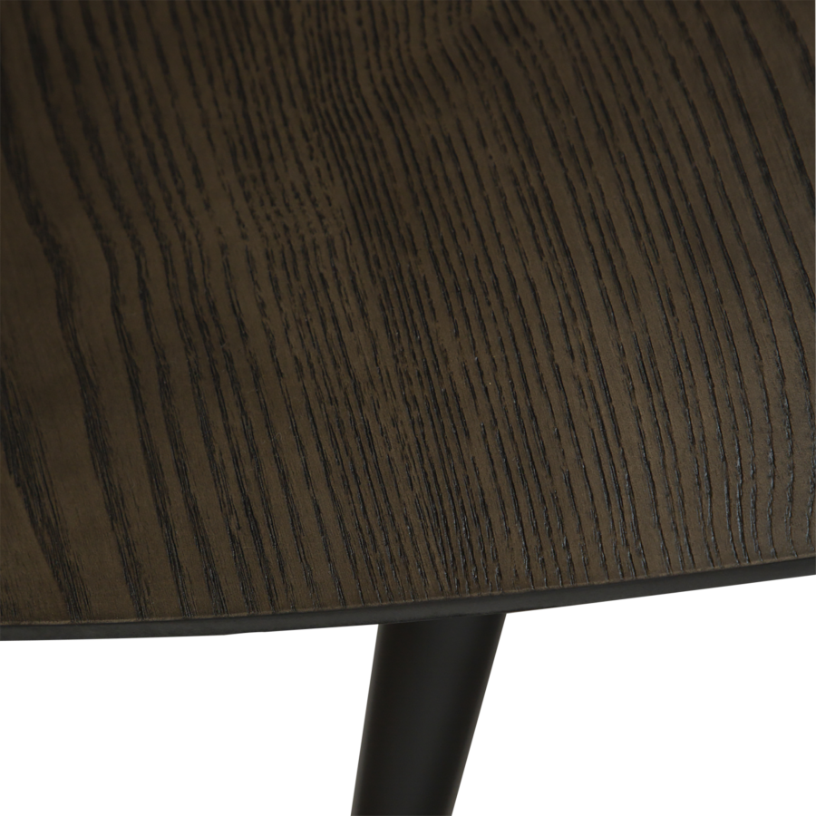 DAN-FORM ECLIPSE Spisebord Bordplade af grbejdset ask, oval, med udtrk