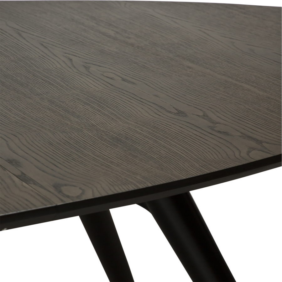 DAN-FORM ECLIPSE Spisebord Bordplade af grbejdset ask, oval, med udtrk