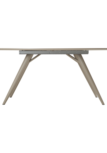 DAN-FORM ECLIPSE Spisebord Cashmere metalben, til oval bordplade