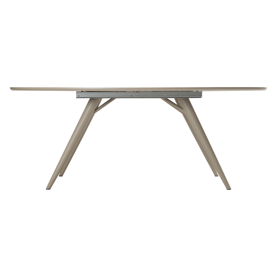 DAN-FORM ECLIPSE Spisebord Cashmere metalben, til oval bordplade