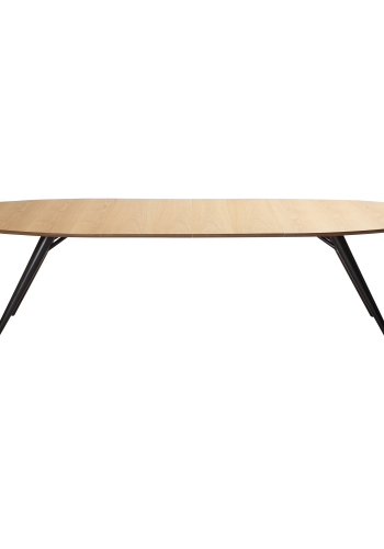DAN-FORM ECLIPSE Spisebord Eg finér bordplade, oval, med udtrk