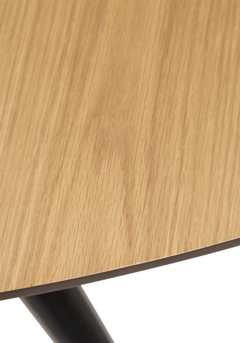 DAN-FORM ECLIPSE Spisebord Eg finér bordplade, oval, med udtrk