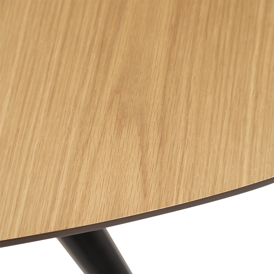 DAN-FORM ECLIPSE Spisebord Eg finér bordplade, oval, med udtrk