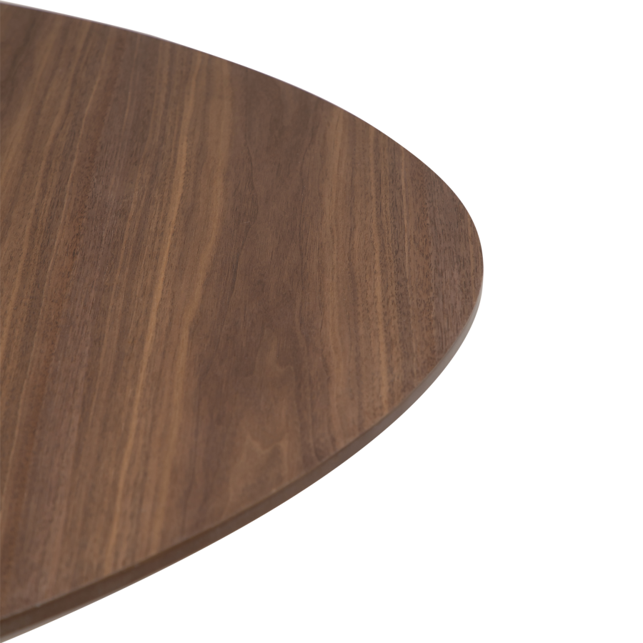 DAN-FORM ECLIPSE Spisebord Bordplade af valndfiner, oval, med udtrk