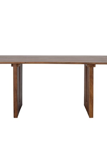 CREATIVE COLLECTION Milow spisebord, rektangulr - brun mangotr (180x90)