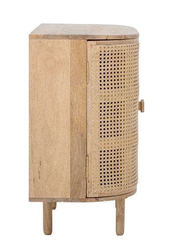 CREATIVE COLLECTION Bandol skab, m. 2 lger og hylde - natur sukkerrr og mangotr