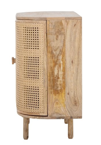 CREATIVE COLLECTION Bandol skab, m. 2 lger og hylde - natur sukkerrr og mangotr