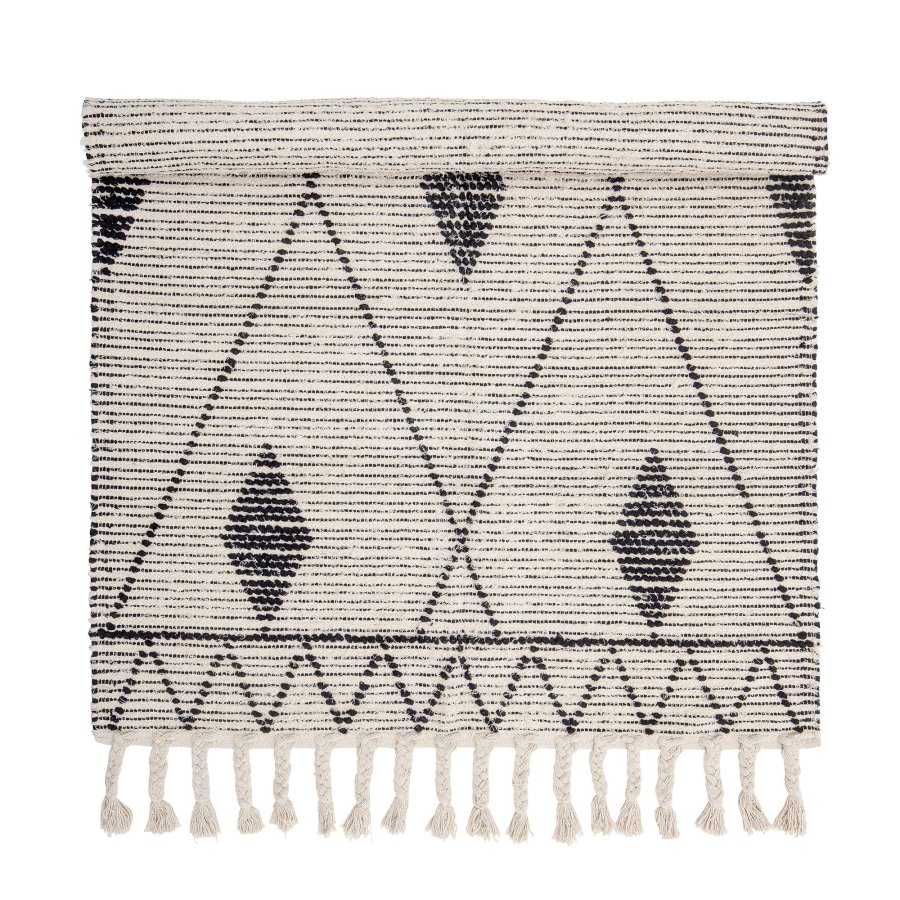 CREATIVE COLLECTION Yuki Tppe, Natur, Bomuld W: 120cm, L: 180cm