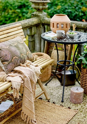 BLOOMINGVILLE Nesma Pude, Brun, Bomuld W: 35cm, L: 60cm