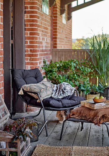 BLOOMINGVILLE Nesma Pude, Brun, Bomuld W: 35cm, L: 60cm