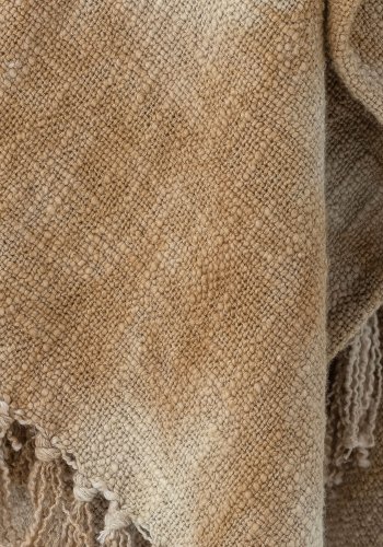 BLOOMINGVILLE Thelma Plaid, Gul, Bomuld W: 125cm, L: 150cm