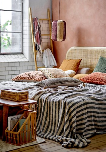 BLOOMINGVILLE Taranto Pude, Natur, Bomuld W: 45cm, L: 45cm